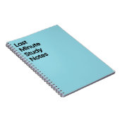 Last Minute Study Notebook Notizblock (Rechte Seite)