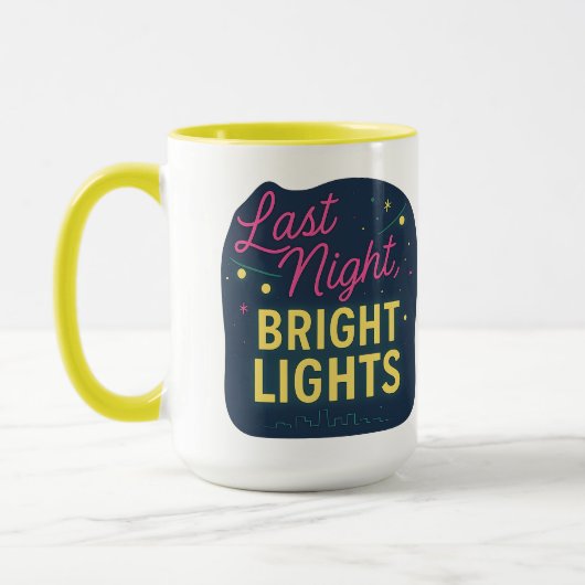 Last Night, Bright Lights | Halloween Gifts Tasse (Links)