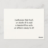 Last of Fun Dump Truck Valentinstag Postkarte (Rückseite)