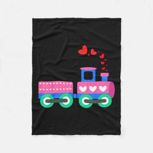 Last of Liebe Train Valentine Day - Train Operator Fleecedecke (Vorderseite)