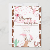 Last Ride Bachelorette Party Einladung (Vorderseite)