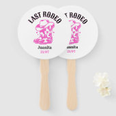 last rodeo bachelorette party fächer (Vorne und Hinten)