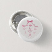 „Last Rodeo“ Braut Tribe Western Junggesellinnenab Button (Vorne & Hinten)