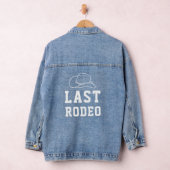 Last Rodeo Brautparty Bachelorette Denim Jacket Jeansjacke (Hangar)