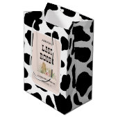 Last Rodeo Cowgirl Bachelorette Mittlere Geschenktüte (Vorderseite Schrägansicht)