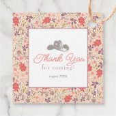 Last Rodeo Cowgirl Boot Floral Bachelorette Geschenkanhänger (Rückseite)