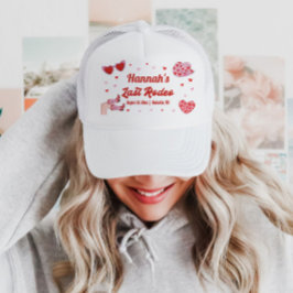 Last Rodeo Cowgirl Junggeselinnen-Abschied Hat Truckerkappe