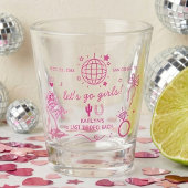 Last Rodeo Disco Cowgirl Bachelorette Party Schnapsglas