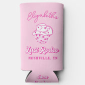 Last Rodeo Disco Cowgirl Bachelorette Selters Dosenkühler (Vorderseite)