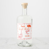 Last Rodeo Nashville Bachelorette Weekend Party Alkoholflaschenetikett (Vorderseite)