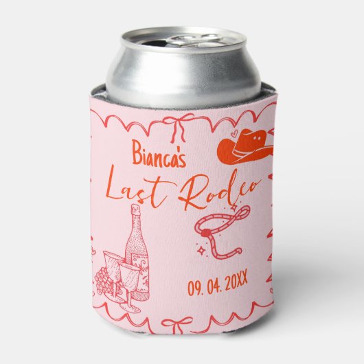 Last Rodeo Nashville Bachelorette Weekend Party Dosenkühler (Kanne Vorderseite)