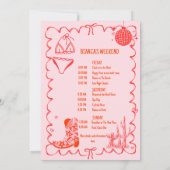 Last rodeo Nashville Bachelorette Weekend Party Einladung (Rückseite)