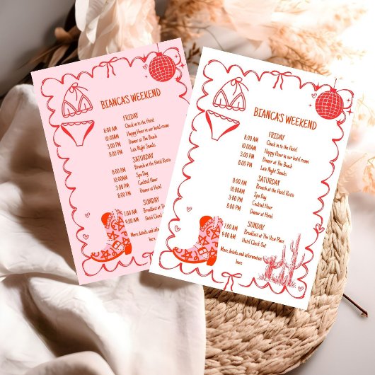 Last rodeo Nashville Bachelorette Weekend Party Einladung