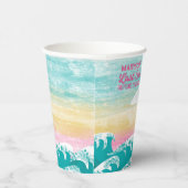 Last Sail Before the Veil Sailboat Bachelorette Pappbecher (Rechts)