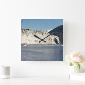 Last Snow Quadratische Wanduhr (Zuhause)
