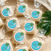 Last Splash Bachelorette Weekend Pool Party Favor Runder Aufkleber