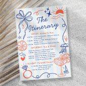 Last Spritz Amalfi Coast Bachelorette Itinerary Einladung