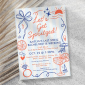 Last Spritz Amalfi Coast Bachelorette Itinerary Einladung