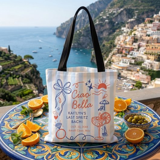 Last Spritz Amalfi Coast Bachelorette Party Tasche