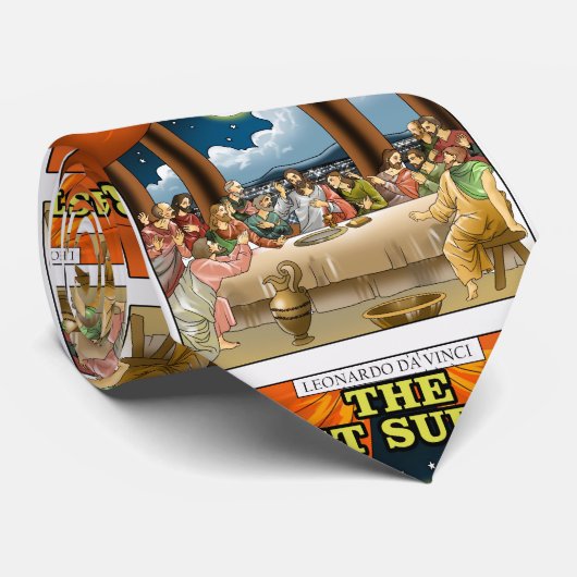 Last Supper Computer Krawatte (Gerollt)