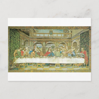 Last Supper Postkarte