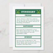 Last Swing Before the Ring Bachelor Party Invite Einladung (Rückseite)