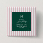 Last Swing Before the Ring Green bachelorette Button (Vorderseite)