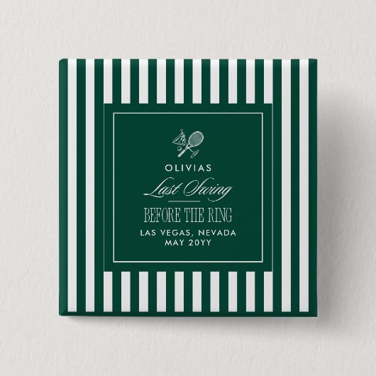 Last Swing Before the Ring Green bachelorette Button (Vorderseite)
