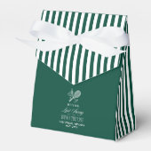 Last Swing Before the Ring green bachelorette Geschenkschachtel (Vorderseite)