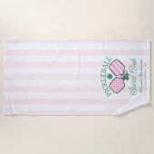 Last Swing Before The Ring Pickleball Bach Weekend Strandtuch (Vorderseite)