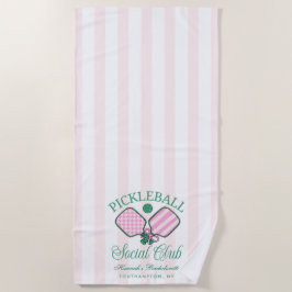 Last Swing Before The Ring Pickleball Bach Weekend Strandtuch