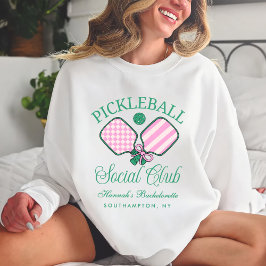 Last Swing Before The Ring Pickleball Bach Weekend Sweatshirt