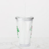 Last Swing Golf Bachelorette Pink Golf Acryltrinkbecher (Rechts)