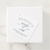 "Last Toast on Coast" Beach Junggeselinnen-Abschie Geschenkanhänger (Beispiel)