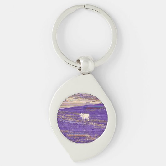 Last Transmission or Cow in a Field Schlüsselanhänger (Vorderseite)