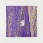 Last Transmission or Cow in a Field Wandteppich (Vorderseite (Horizontal))