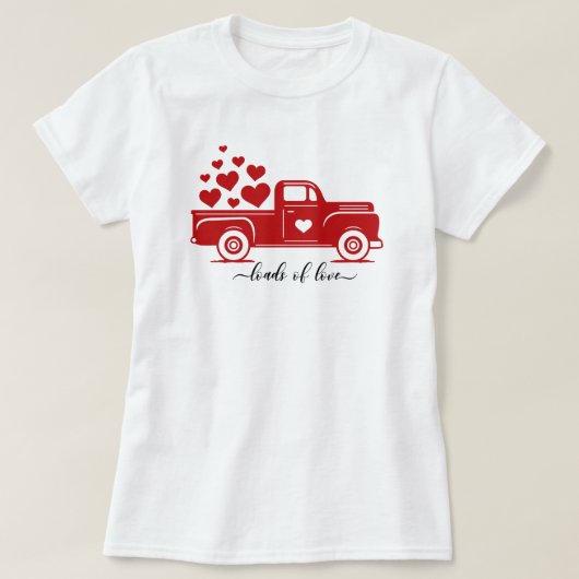 Lasten des Liebe-LKW-T - Shirt (Design vorne)