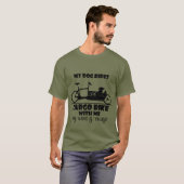 Lastenfahrrad, Cargo bike, Hund mit Name, T-Shirt (Vorne ganz)