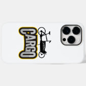 Lastenrad auf Arrowschrift Case-Mate iPhone Hülle (Rückseite (Horizontal))