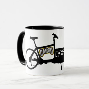Lastenrad mit Arrowschrift dezentes Desig Tasse