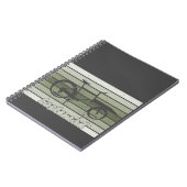 Lastenrad, Retro, Cargobike Notizblock (Linke Seite)