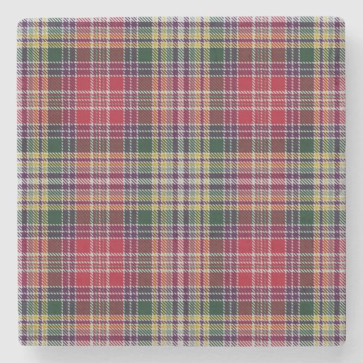 Lasting Tartan Steinuntersetzer (Vorderseite)