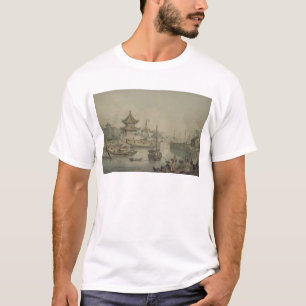 Lastkähne von Lord Macartneys Embassy zur China T-Shirt