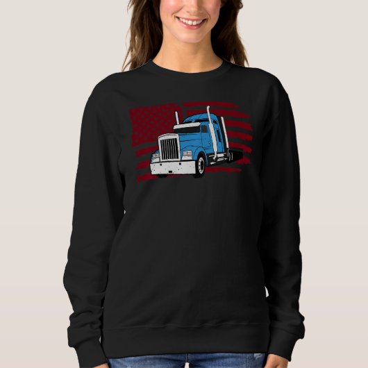 Lastkraftwagen 1 sweatshirt (Vorderseite)