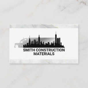 Lastkraftwagen Bau Property Dev Visitenkarte