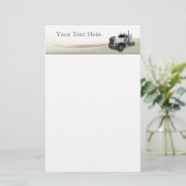 Lastkraftwagen Briefpapier (Stehend Vorderseite)