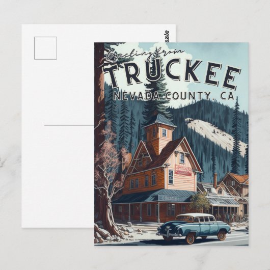 Lastkraftwagen, CA Postkarte (Vorne/Hinten)