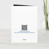 Lastkraftwagen der Blume 5 Zoll x 7 Zoll Karte (Rückseite)