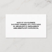 Lastkraftwagen | Erholung Visitenkarte (Rückseite)