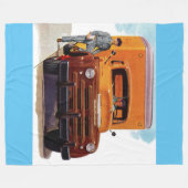 Lastkraftwagen" Fleecedecke (Vorderseite (Horizontal))